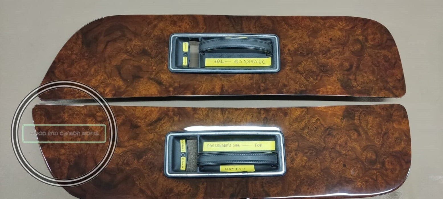 WOOD Door Cards for SAAB 900 87 88 89 90 91 92 93 Burled Walnut