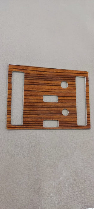 Early Mercedes R107 280sl Center Console Zebrano Wood Trim Set 5 pieces