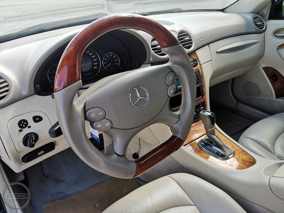 Mercedes AMG Wood Steering Wheel for R230 W219 W209 w211 CLK for Facelift models
