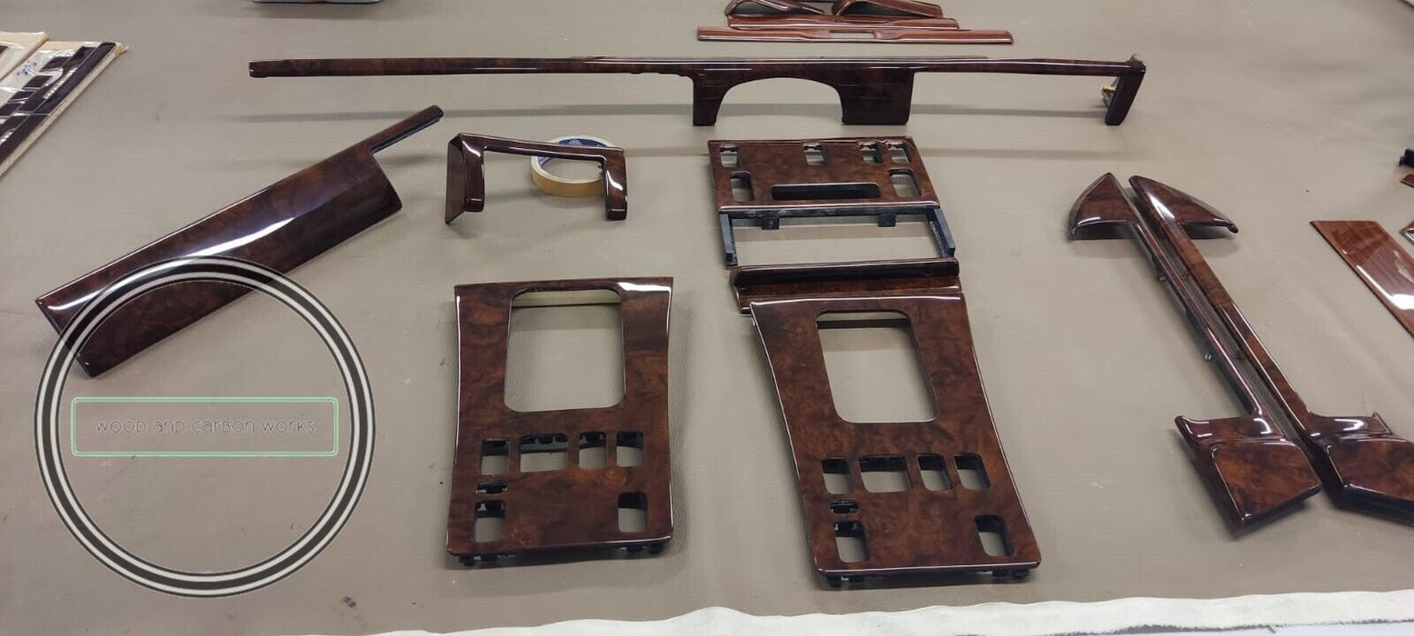 RHD Mercedes W126 Wood Trim for SEC Burled Walnut 560Sec 420SEC wood trim