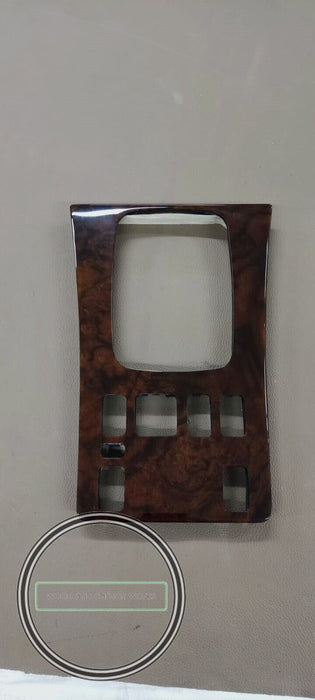 Mercedes W126 Center Shift Trim for Manual Shift Console Burled Walnut
