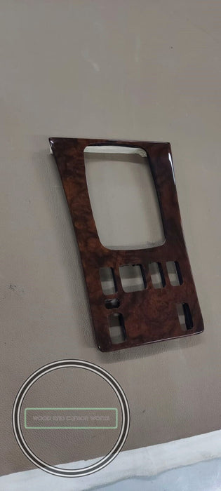 Mercedes W126 Center Shift Trim for Manual Shift Console Burled Walnut