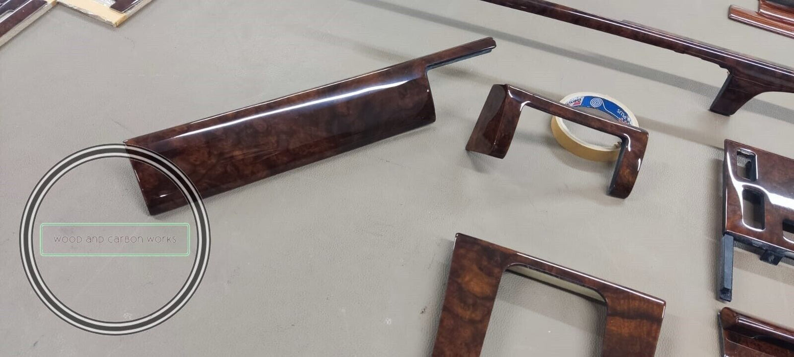 RHD Mercedes W126 Wood Trim for SEC Burled Walnut 560Sec 420SEC wood trim