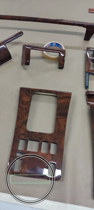 RHD Mercedes W126 Wood Trim for SEC Burled Walnut 560Sec 420SEC wood trim