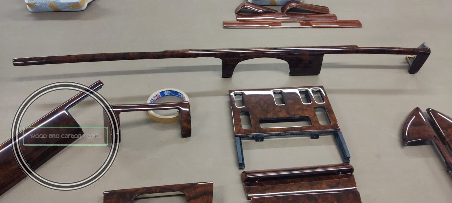 RHD Mercedes W126 Wood Trim for SEC Burled Walnut 560Sec 420SEC wood trim