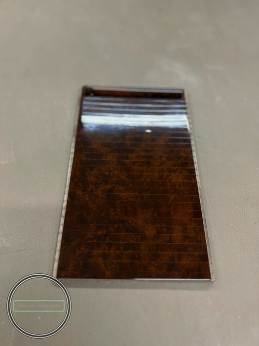 Mercedes W140 Storage Box Rear Rollup Curtain Walnut Wood W140 Sliding Wood