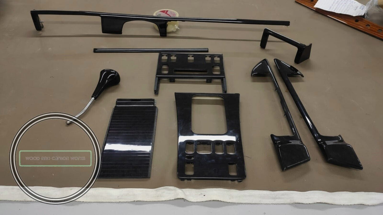 Mercedes W126 coupe Wood Trim Set Black Birdeye Mapple 560sec 500sec