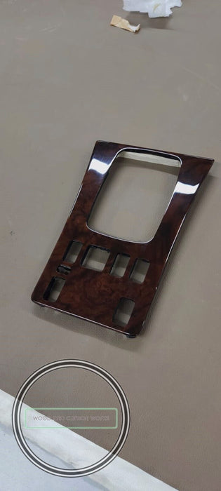 Mercedes W126 Center Shift Trim for Manual Shift Console Burled Walnut