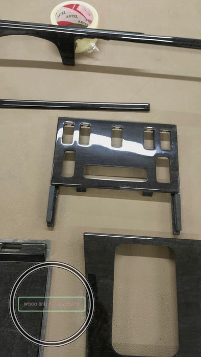 Mercedes W126 coupe Wood Trim Set Black Birdeye Mapple 560sec 500sec