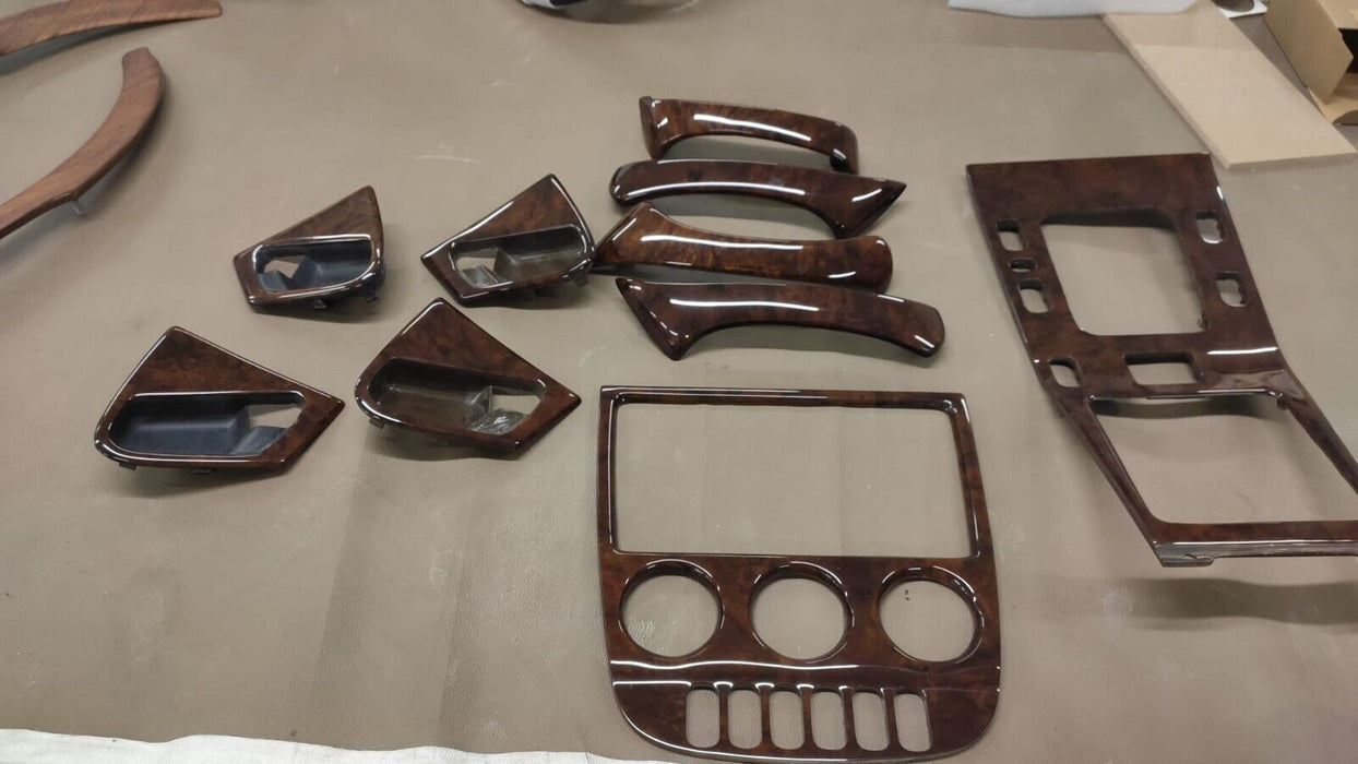 Mercedes ML w163 wood trim set Burled walnut NEW