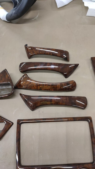 Mercedes ML w163 wood trim set Burled walnut NEW