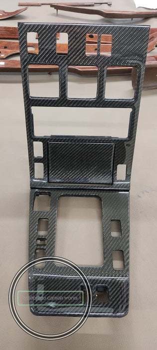 Mercedes W140 Center Console Carbon Trim Bezel RESTORATED s class