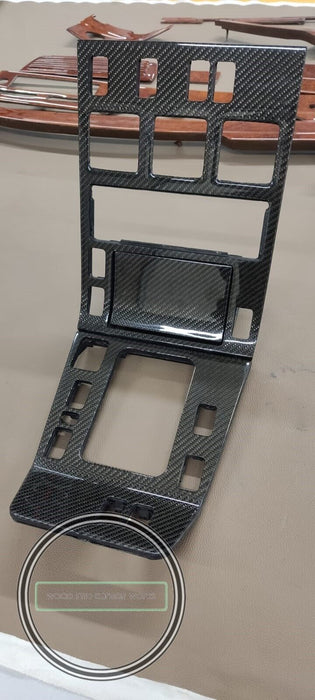 Mercedes W140 Center Console Carbon Trim Bezel RESTORATED s class