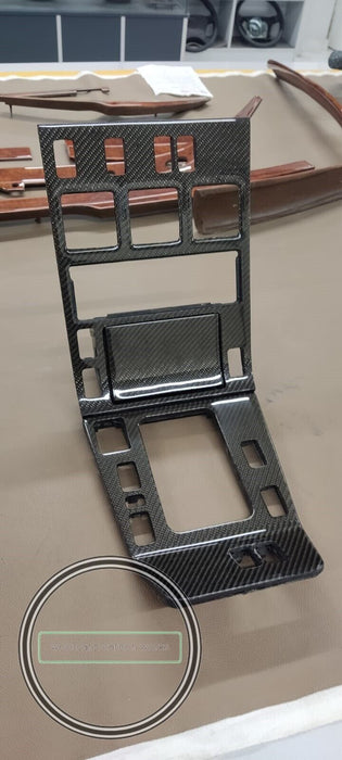 Mercedes W140 Center Console Carbon Trim Bezel RESTORATED s class