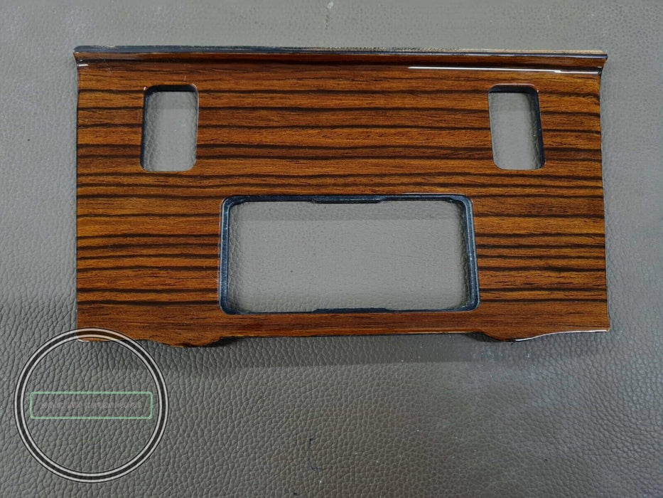 Mercedes W126 Coin Tray Cover Wood 420SEL 560SEL 560SEC Zebrano webasto cutout