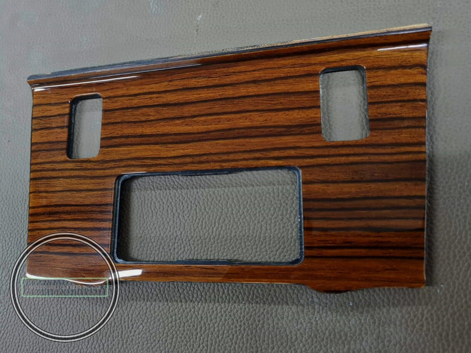 Mercedes W126 Coin Tray Cover Wood 420SEL 560SEL 560SEC Zebrano webasto cutout