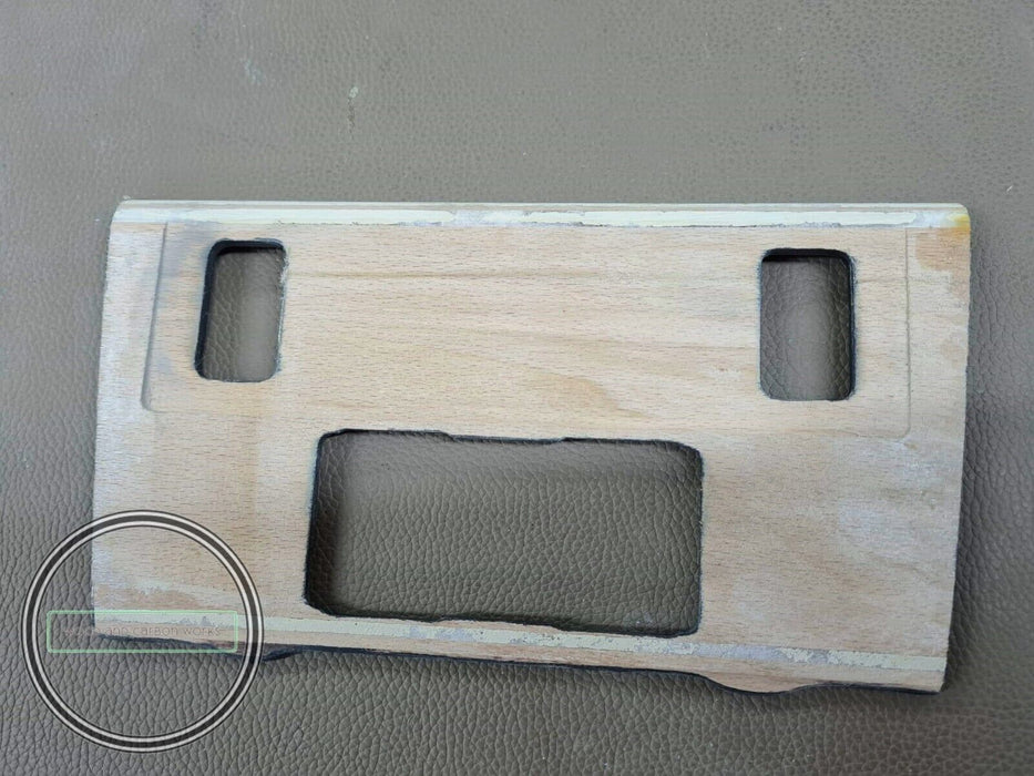 Mercedes W126 Coin Tray Cover Wood 420SEL 560SEL 560SEC Zebrano webasto cutout