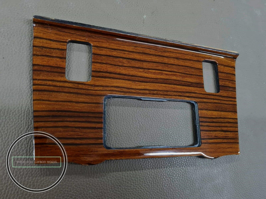 Mercedes W126 Coin Tray Cover Wood 420SEL 560SEL 560SEC Zebrano webasto cutout