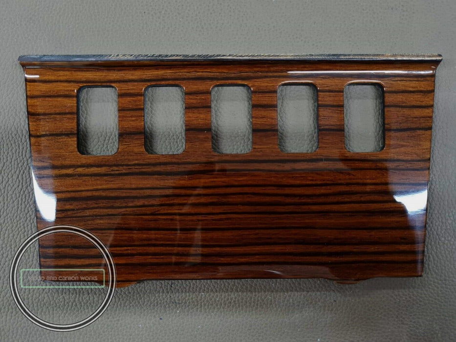 Mercedes W126 Coin Tray Cover Wood 420SEL 560SEL 560SEC 5 buttons