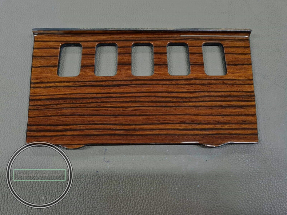 Mercedes W126 Coin Tray Cover Wood 420SEL 560SEL 560SEC 5 buttons