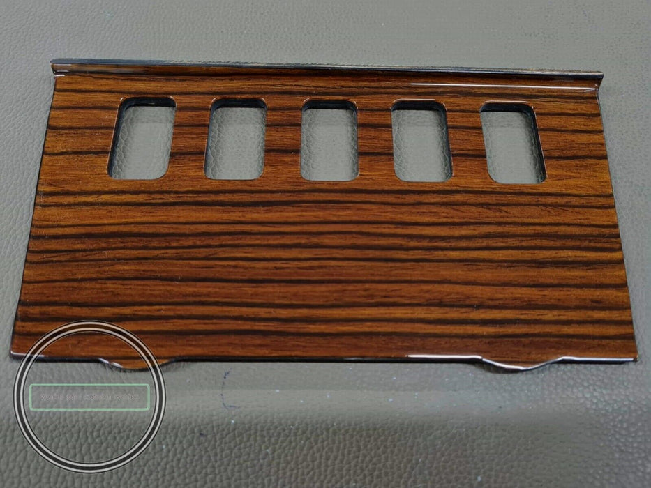 Mercedes W126 Coin Tray Cover Wood 420SEL 560SEL 560SEC 5 buttons