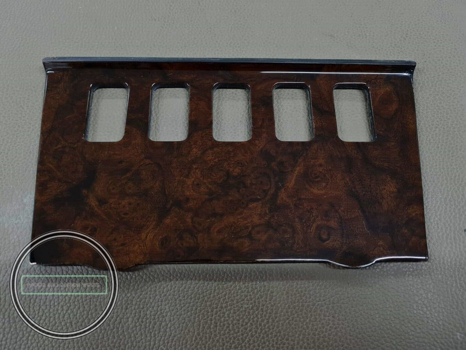 Mercedes W126 Coin Tray Cover Wood 420SEL 560SEL 560SEC 5 buttons