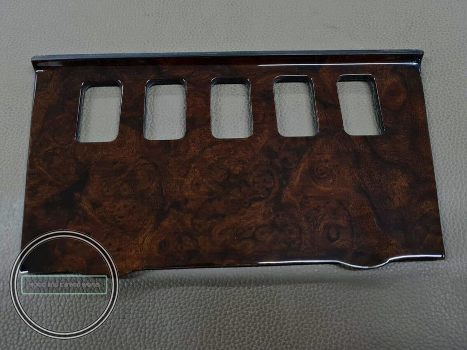 Mercedes W126 Coin Tray Cover Wood 420SEL 560SEL 560SEC 5 buttons