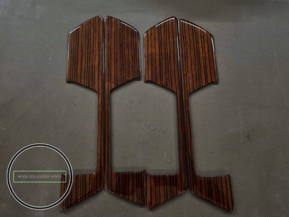 Mercedes w201 Wood Door  Trim Set Interior Trim  Zebrano 190e 190d Manuel Seat