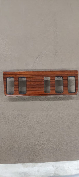 Mercedes W123 C123 Zebrano Button Wood Trim 4 Button +1 hole Version