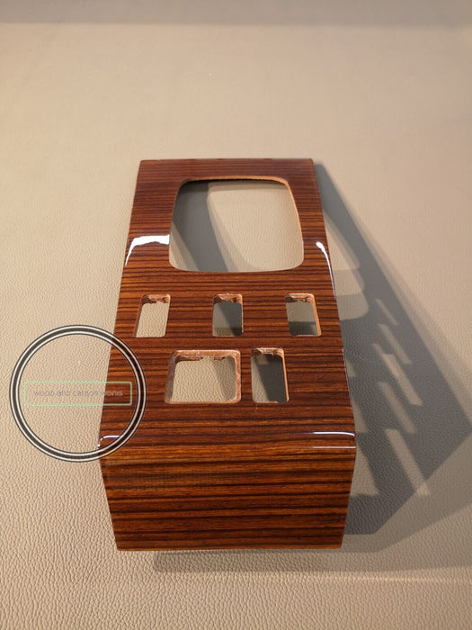 Mercedes W123 Center Console Shift Trim Zebrano W123 Wood Trim