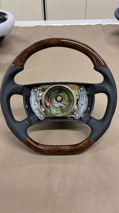 Mercedes srs version Wood Steering Wheel R107 W126 r129 AMG Look