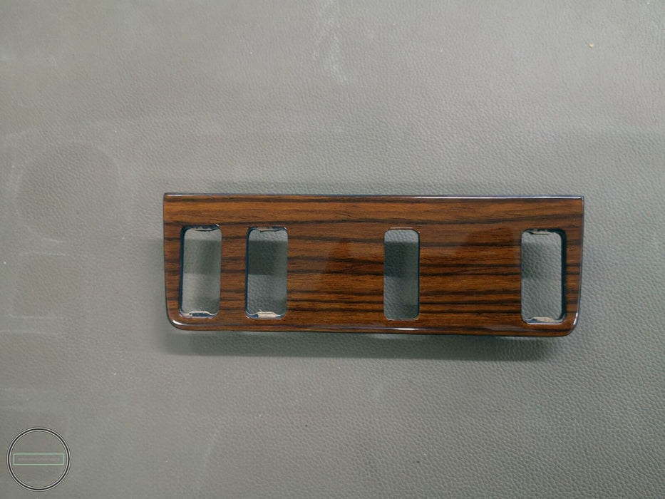 Mercedes W123 C123 Zebrano Button Wood Trim 3+1  Button Version