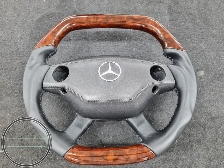 Mercedes W212 AMG style Steering wheel E350 E200 E250 Steering Wheel Burlwood