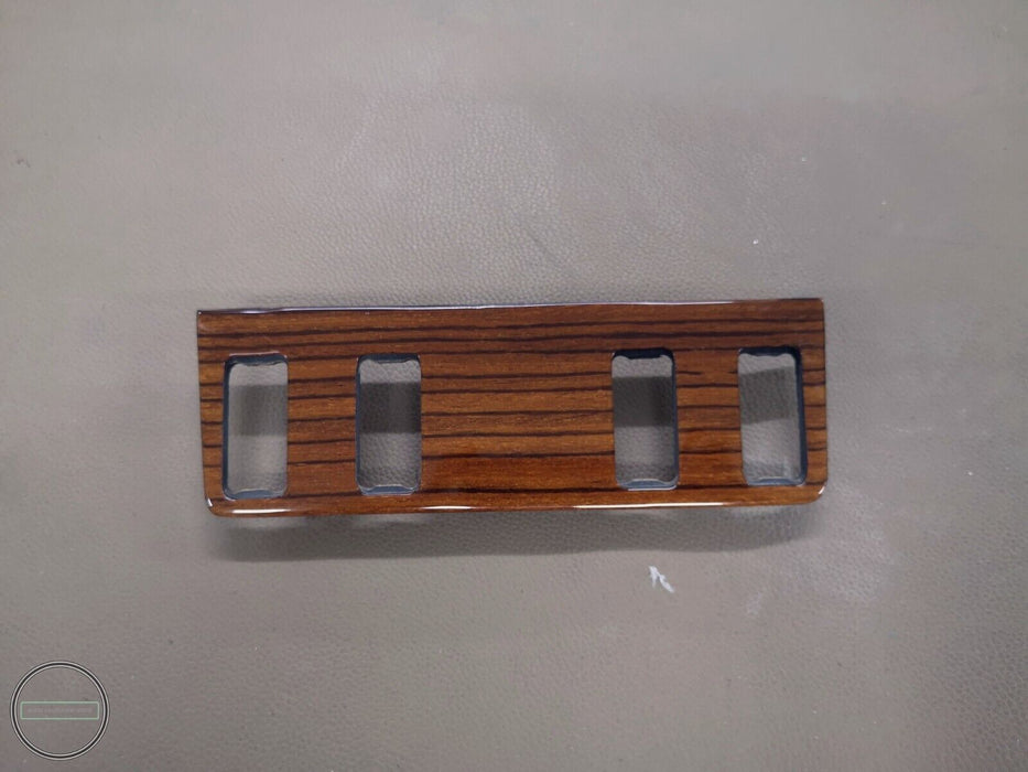 Mercedes W123 C123 Zebrano Button Wood Trim 4 Button Version