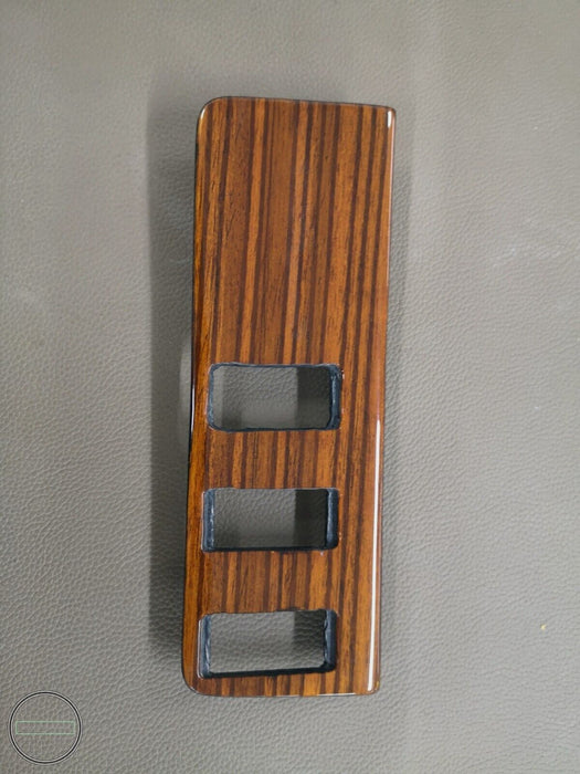 Mercedes W123 C123 Zebrano Button Wood Trim 3 Button Version