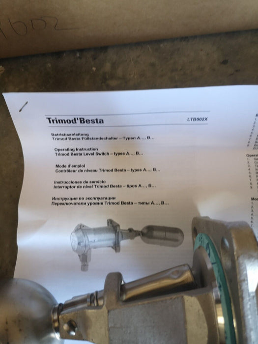 TRIMOD Besta Type A01041 float Level Switch New in Box