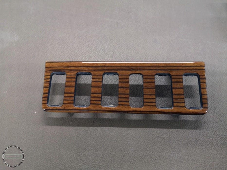 Mercedes W123 C123 Zebrano Button Wood Trim 5+1 Buttons Version