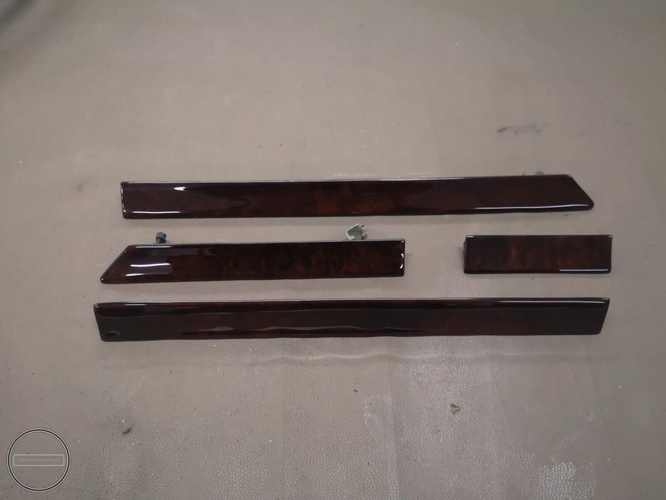 Mercedes W124 Center Dash Slim Trim set Burlwood Trim Wood