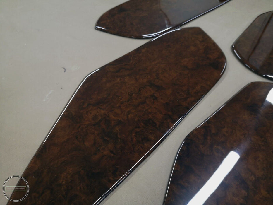 Mercedes w126 SE AMG Door Card Trim set Burlwood Wood Trim Set 4 pieces