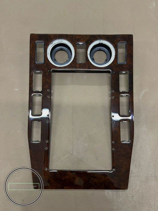 Mercedes W126 Clarion G80 Wood Trim FOR MANUEL CLIMATE PANEL