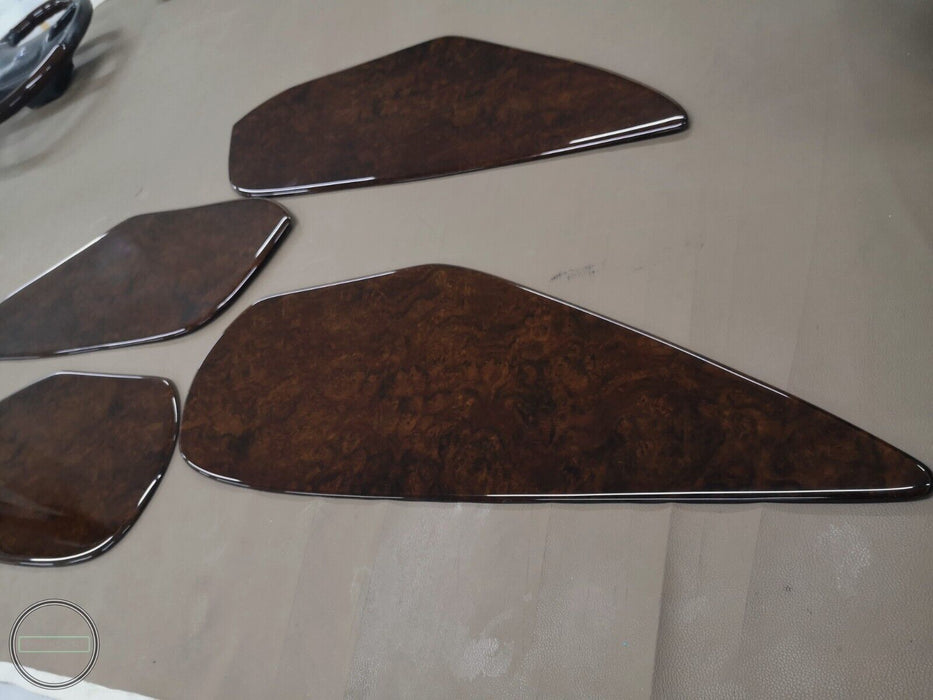 Mercedes w126 SE AMG Door Card Trim set Burlwood Wood Trim Set 4 pieces