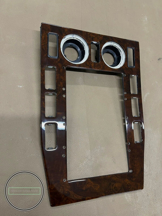 Mercedes W126 Clarion G80 Wood Trim FOR MANUEL CLIMATE PANEL