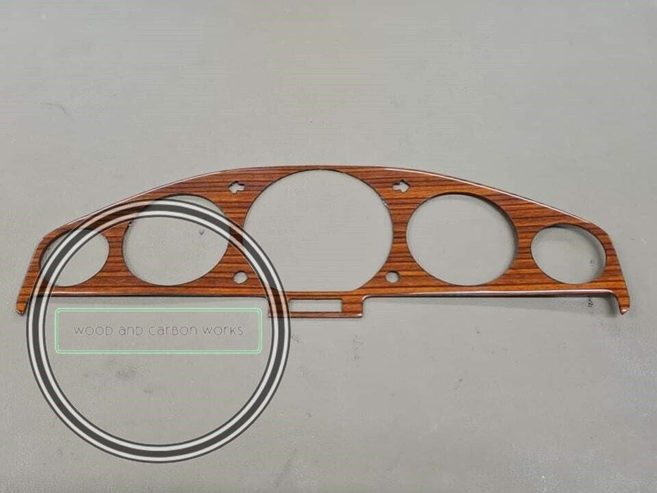 Mercedes w140 wood instrument cluster Speedometer Wood  trim ZEBRANO