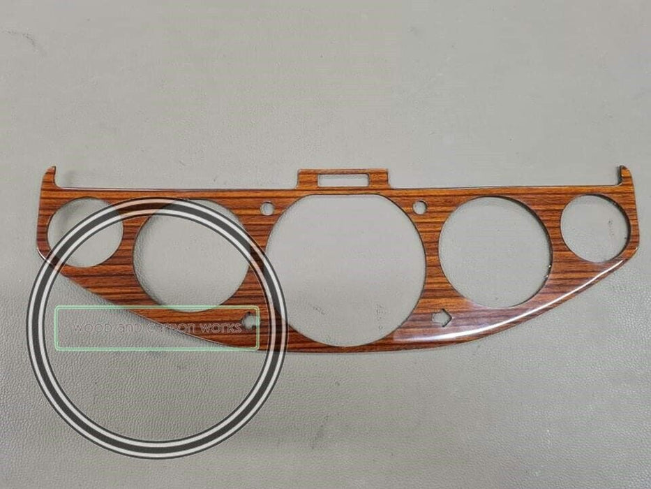 Mercedes w140 wood instrument cluster Speedometer Wood  trim ZEBRANO