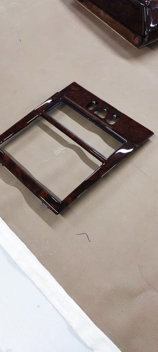 Mercedes w210 Wood Trim Comand Screen Burled Walnut w210 climate panel