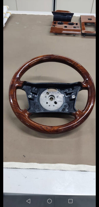 BMW E36 3 E39 5 E38 7 Series Steering Wheel Walnut Wood Light Burled Walnut Full