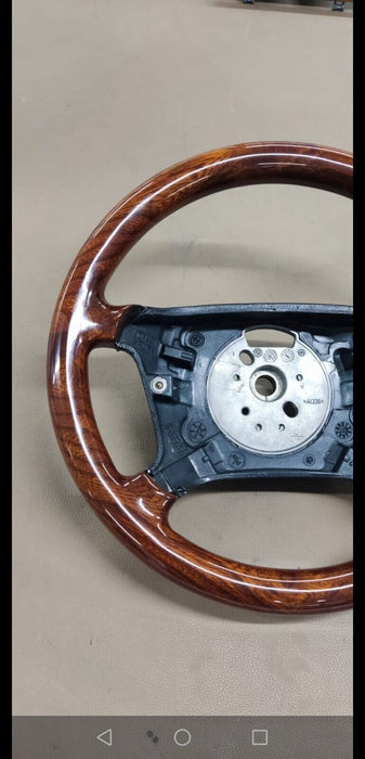 BMW E36 3 E39 5 E38 7 Series Steering Wheel Walnut Wood Light Burled Walnut Full
