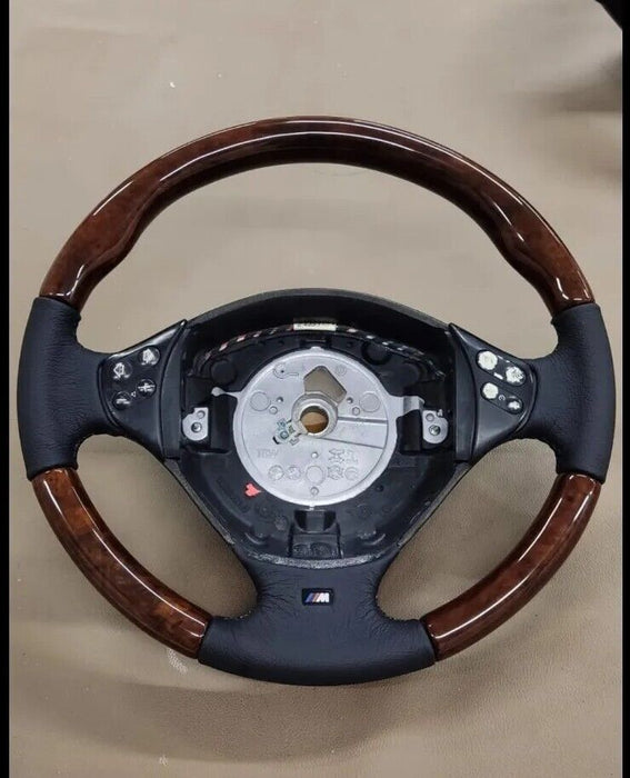 BMW M Steering Wheel Wood for Z3 E36 E39 E38 Burlwood Steering wheel