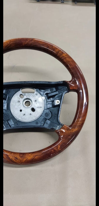 BMW E36 3 E39 5 E38 7 Series Steering Wheel Walnut Wood Light Burled Walnut Full