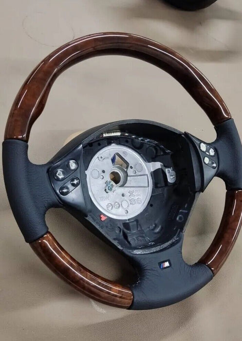 BMW M Steering Wheel Wood for Z3 E36 E39 E38 Burlwood Steering wheel